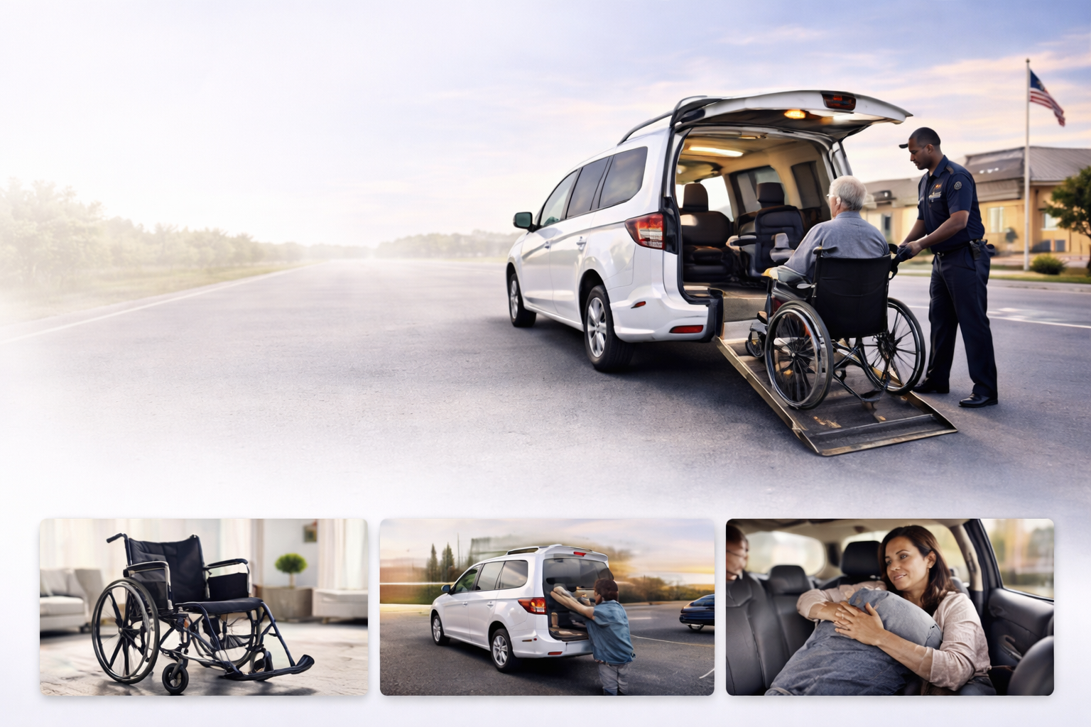 ATM on Wheels transportation and wheelchair services